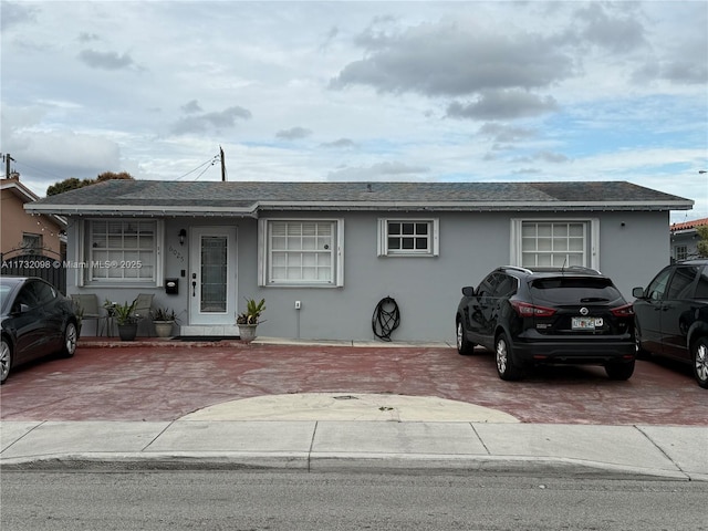 view of ranch-style house