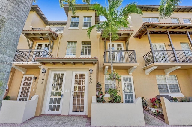 view of front of house featuring french doors