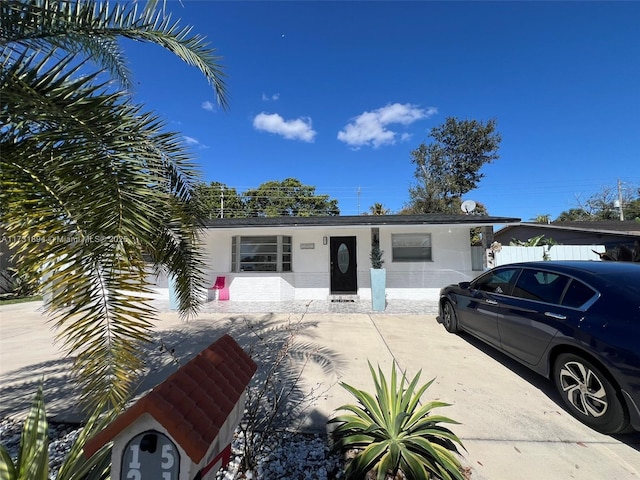 view of front of home