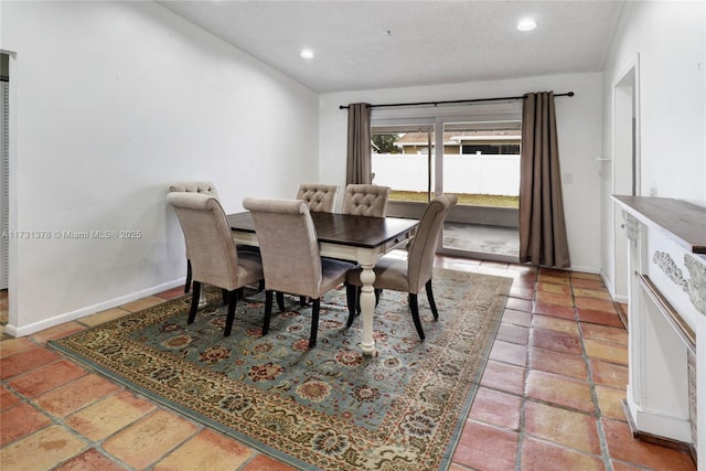 view of dining area