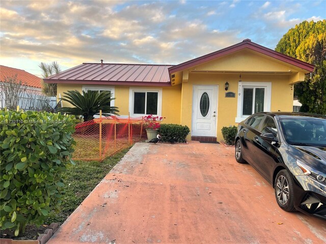 back of house featuring a patio