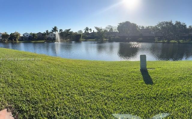 view of water feature