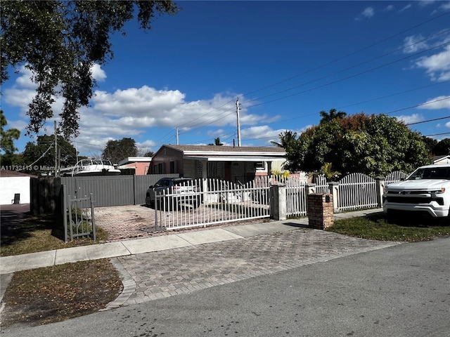 view of front of home