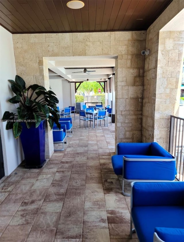 view of patio featuring outdoor lounge area