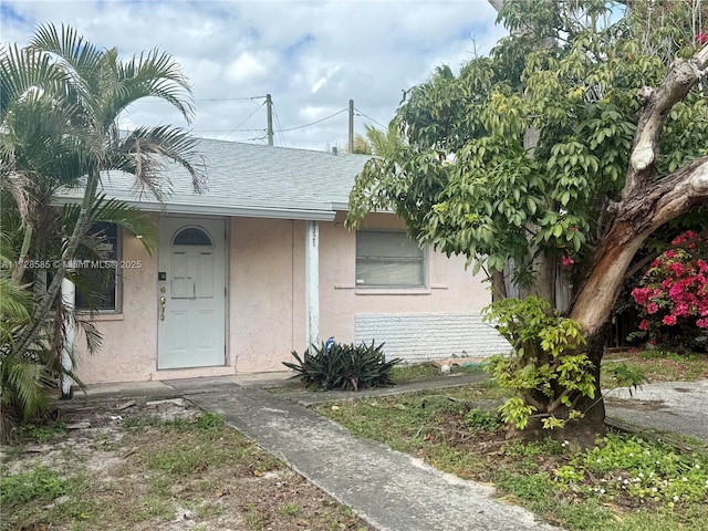 view of front of home