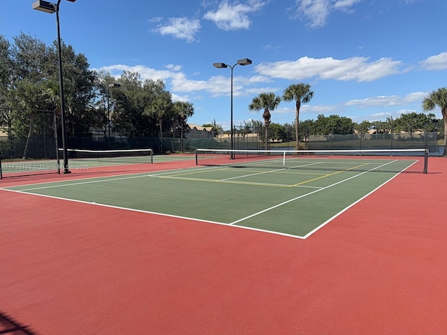 view of sport court featuring basketball court