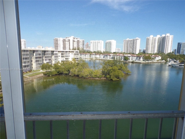 property view of water