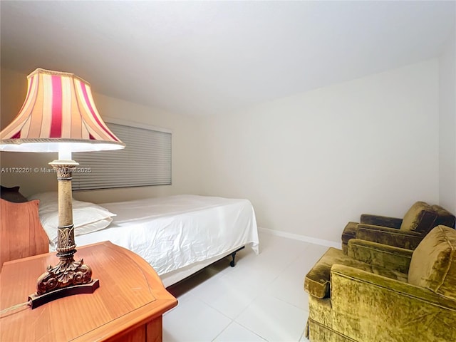 view of tiled bedroom