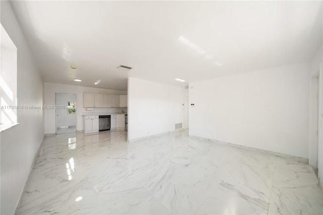 view of unfurnished living room