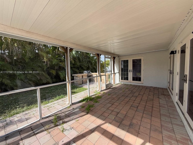 view of patio / terrace with french doors