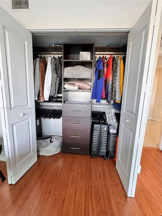 view of closet