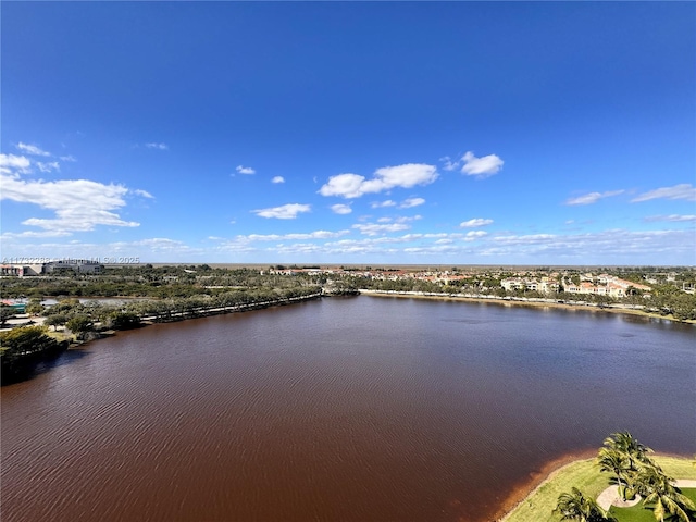 property view of water