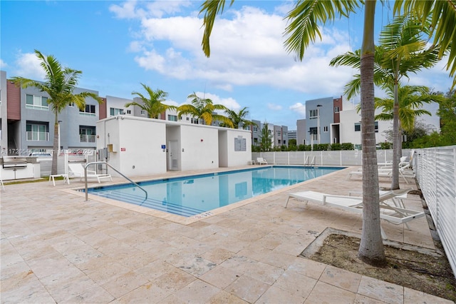 2555 NE 193rd St Unit 2102, Miami, FL 33180 - view of pool with a patio