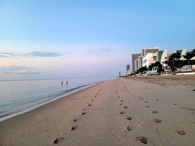 3505 S Ocean Dr Unit 1011, Hollywood, FL 33019 - property view of water featuring a view of the beach