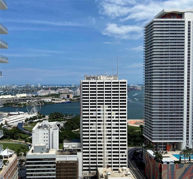 view of property featuring a water view