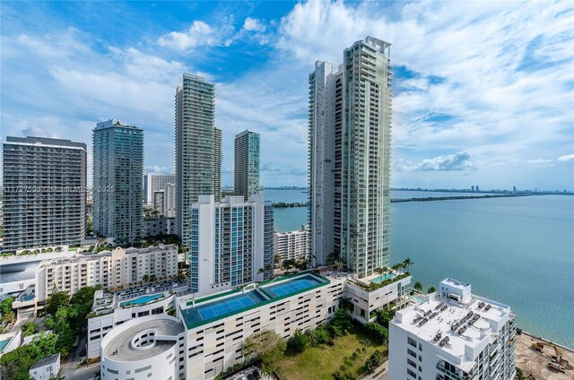 460 NE 28th St Unit 2601, Miami, FL 33137 - view of city featuring a water view