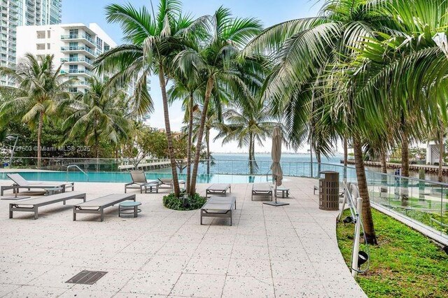 460 NE 28th St Unit 2601, Miami, FL 33137 - community pool featuring fence and a patio area