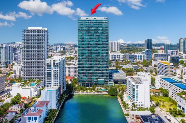 460 NE 28th St Unit 2601, Miami, FL 33137 - city view featuring a water view