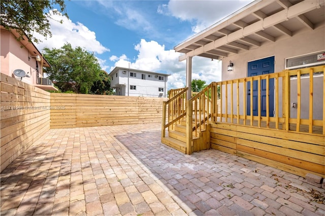 view of patio