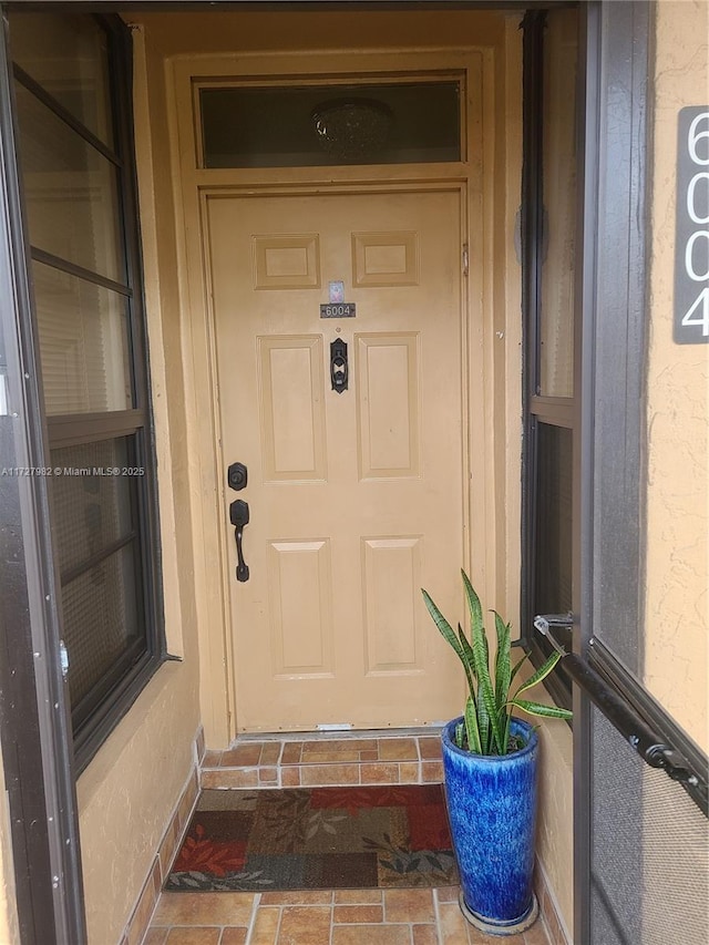 view of entrance to property