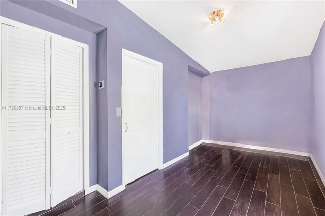 additional living space with lofted ceiling