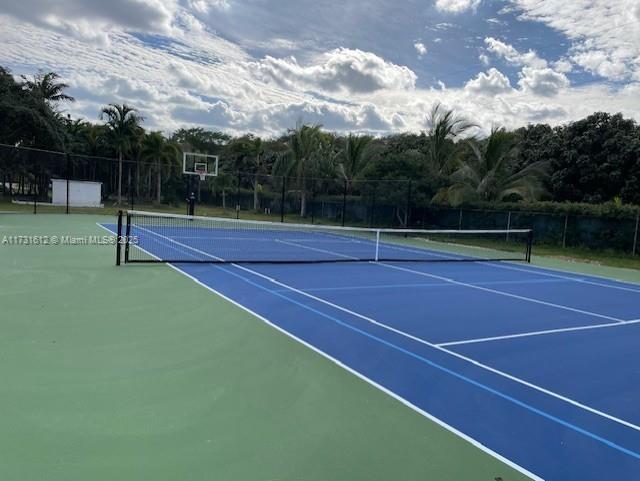 view of sport court