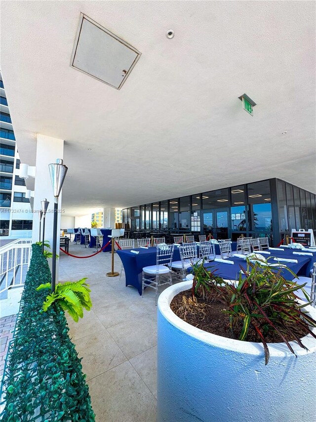 2301 S Ocean Dr Unit 2408, Hollywood, FL 33019 - workout area featuring a wall of windows and a healthy amount of sunlight