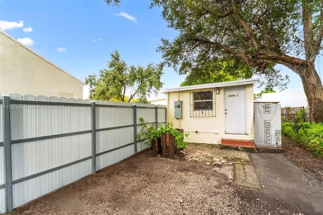 view of outbuilding