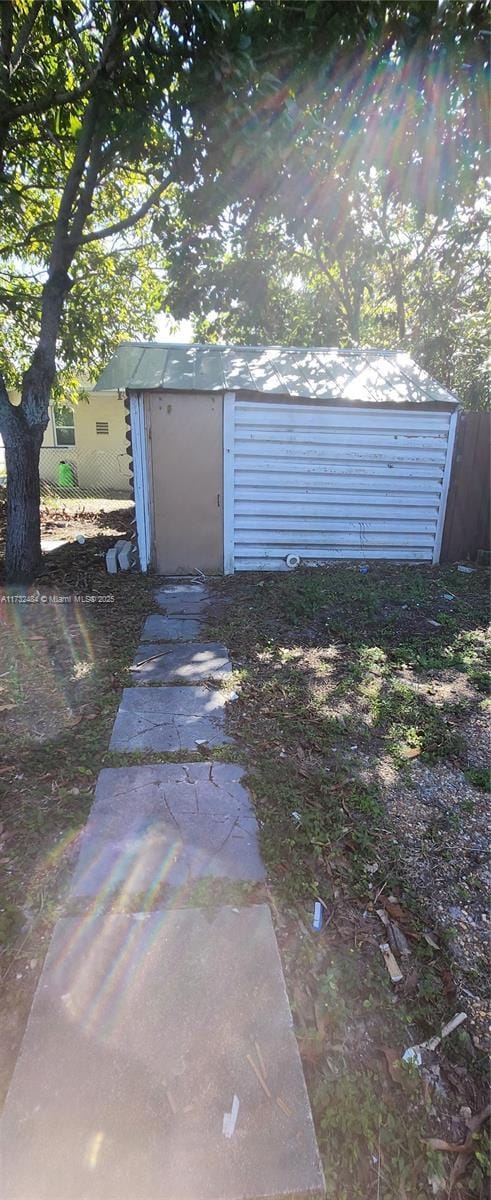 view of outbuilding