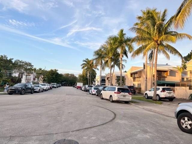 view of uncovered parking lot