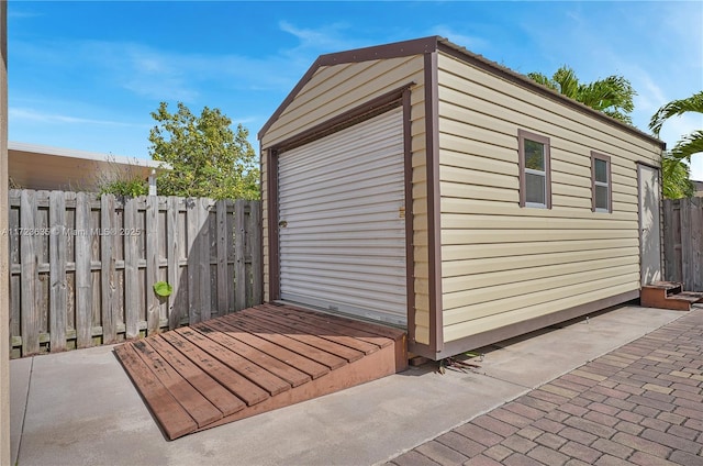 view of outbuilding