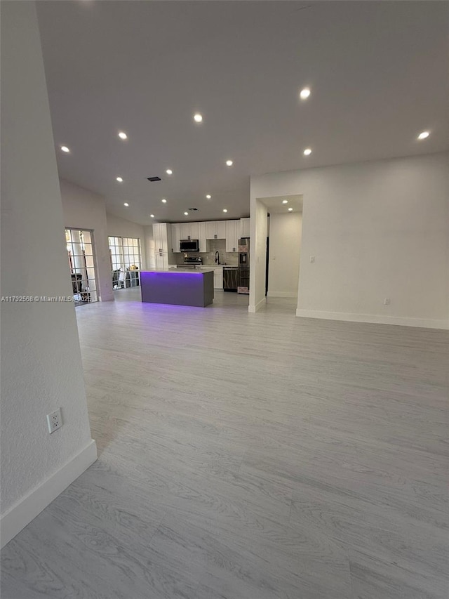 view of unfurnished living room