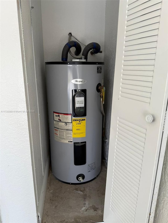 utilities featuring electric water heater