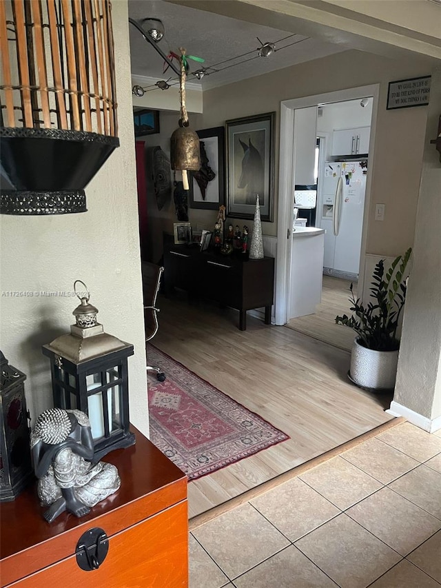 interior space featuring tile patterned floors