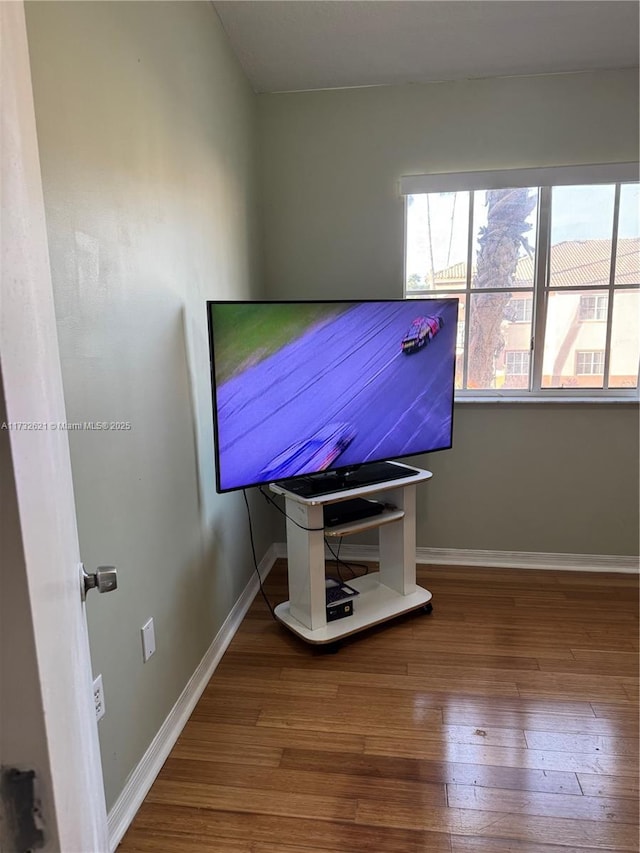 interior space featuring hardwood / wood-style floors