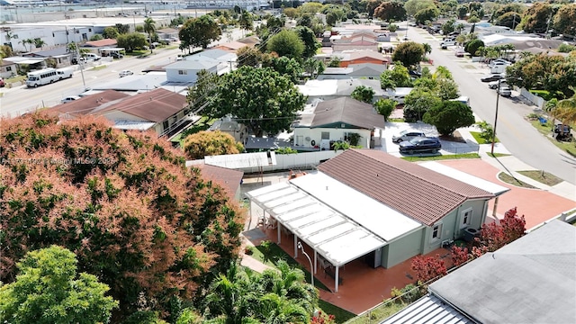 bird's eye view featuring a residential view