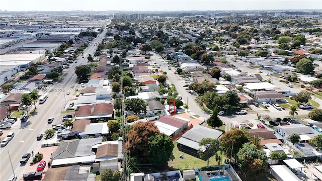 aerial view featuring a residential view