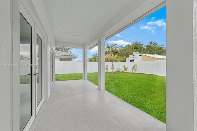 view of patio / terrace with french doors