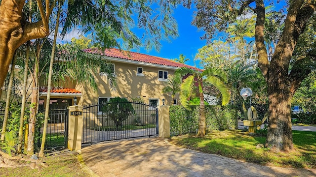 view of front of home