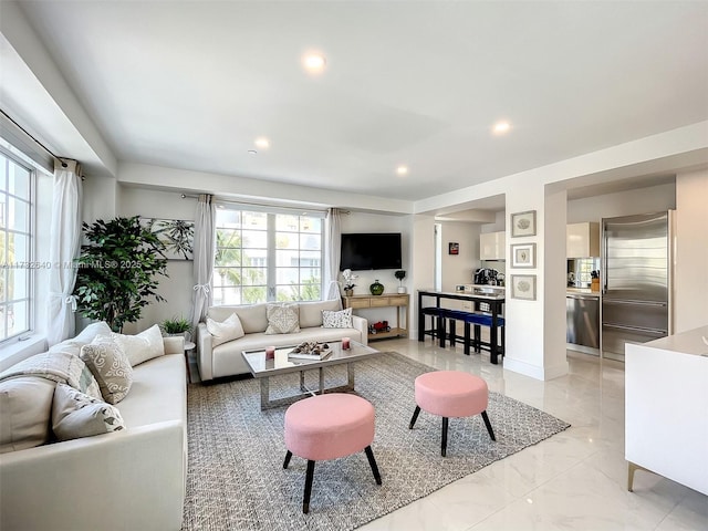 view of living room