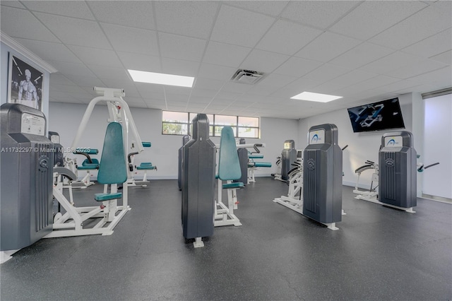 view of workout area