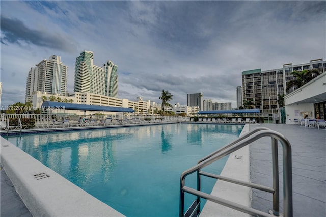 view of pool