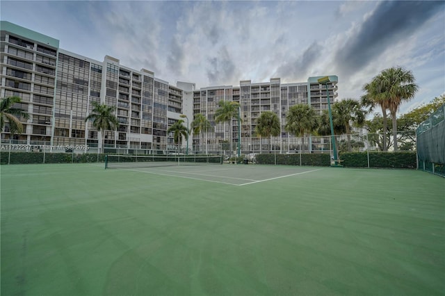 view of sport court