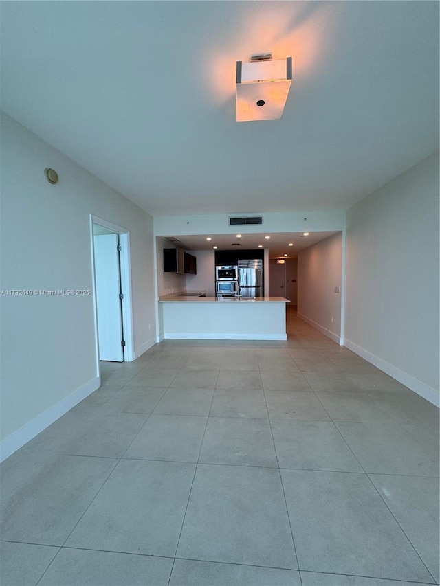 view of unfurnished living room