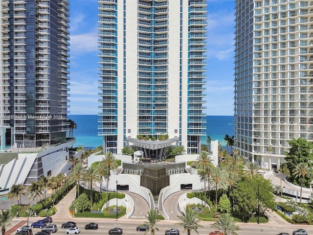 17001 Collins Ave Unit 1802, Sunny Isles Beach, FL 33160 - view of property with a water view and a view of city