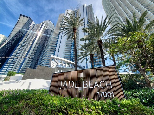 17001 Collins Ave Unit 1802, Sunny Isles Beach, FL 33160 - view of community / neighborhood sign