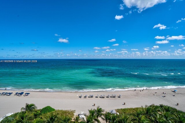17001 Collins Ave Unit 1802, Sunny Isles Beach, FL 33160 - water view featuring nearby beach