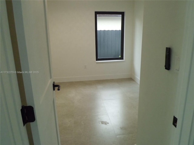 unfurnished bedroom with a closet