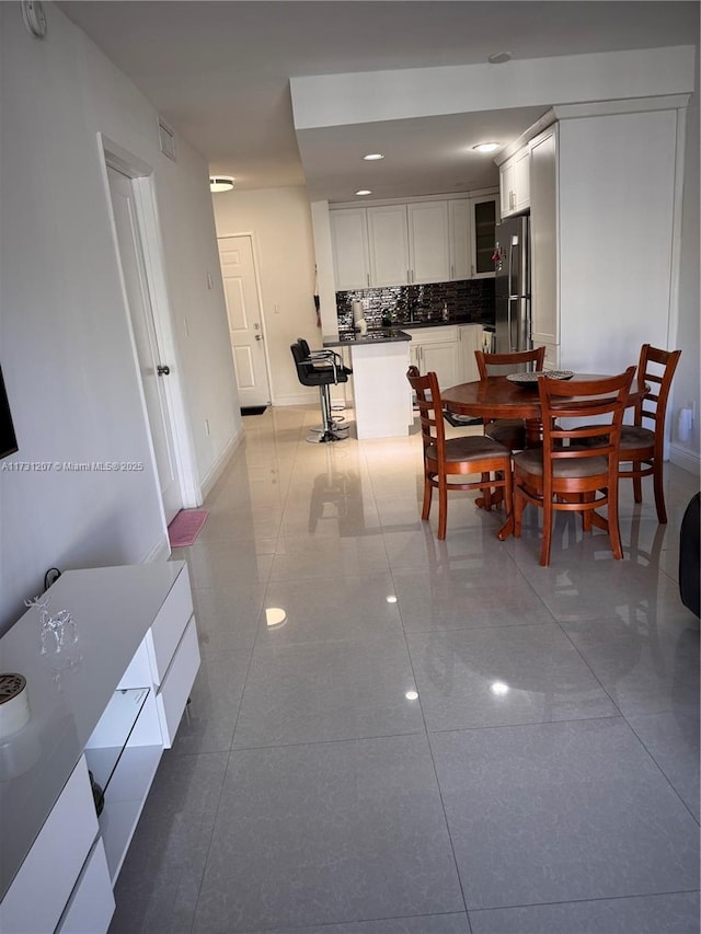 view of dining area