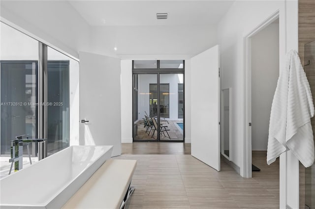 bathroom featuring tile patterned flooring